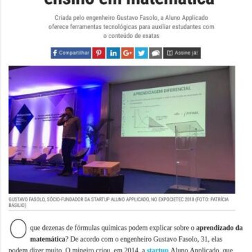 Startup utiliza fórmulas químicas para criar método de ensino em matemática – Época Negócios (Online)