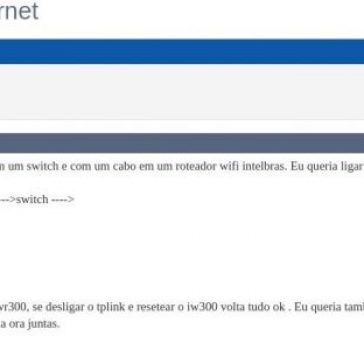 dois roteadores, um switch + internet -Guia do Hardware