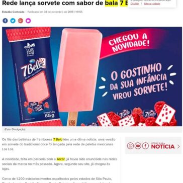 Rede lança sorvete com sabor de bala 7 Belo – Massa News