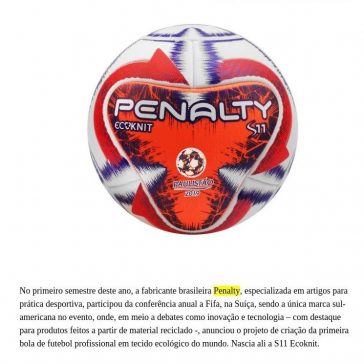 Empresa cria primeira bola de futebol profissional em tecido ecológico do mundo – Vida Amazônica