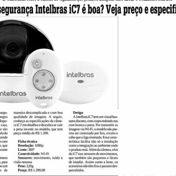 Câmera de segurança Intelbras iC7 é boa? Veja preço e especificações- Diário do Amapá