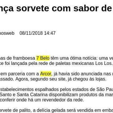 Rede lança sorvete com sabor de bala 7 Belo – Guarulhos Web