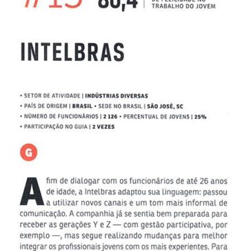 INTELBRAS -Você SA As Melhores Empresas para Começar a Carreira