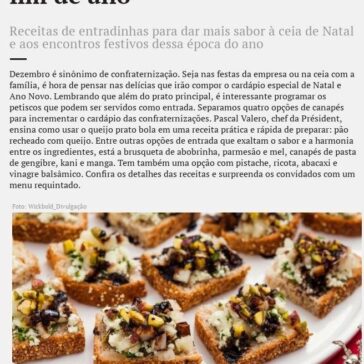 Canapés para confraternizações e ceias de fim de ano – O Liberal