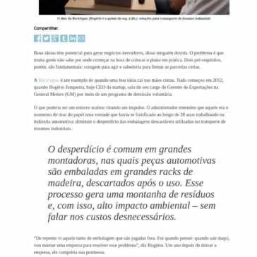O desafio da Reciclapac: criar embalagens retornáveis inteligentes para a indústria – Projeto Draft