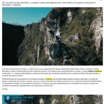 9mm assina projeto de branded content para Intelbras -Acontecendo Aqui