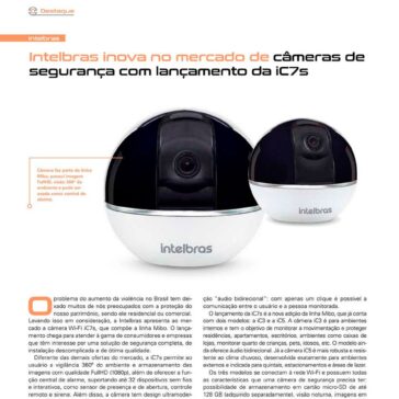 Intelbras inova no mercado de câmeras de segurança com lançamento da IC7s -Segurança Eletrônica