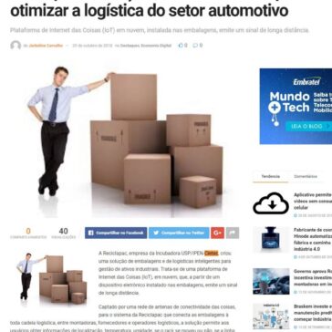 Startup usa soluções da Indústria 4.0 para otimizar a logística do setor automotivo – IP News