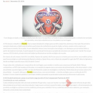 Primeira bola de futebol feita com tecido ecológico será usada no Campeonato Paulista – Folha Região – Notícias, Curiosidades, Tecnologia – Folha Região