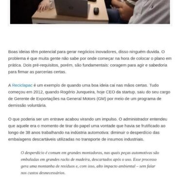 O desafio da Reciclapac: criar embalagens retornáveis inteligentes para a indústria – Design de Embalagens