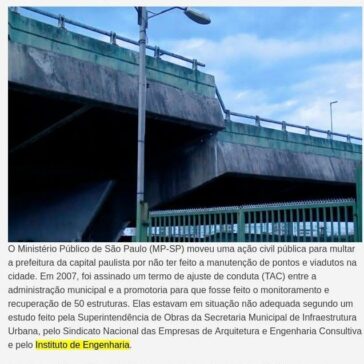 MP quer multar prefeitura de SP por falta de manutenção de viadutos – Agência Brasil