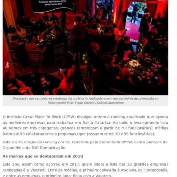 Conheça as melhores empresas para trabalhar em Santa Catarina -Wh3