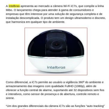 INTELBRAS LANÇA CÂMERA DE SEGURANÇA COM VIGILÂNCIA 360° – Home Center View