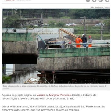 Prefeitura de SP ainda busca por projeto de viaduto que cedeu na Marginal Pinheiros – Jovem Pan Online