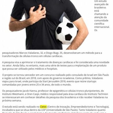 Pesquisadores do Brasil criam solução para doenças cardíacas – Diga, Salvador!
