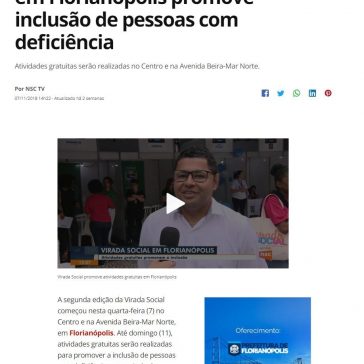 Segunda edição da Virada Social em Florianópolis promove inclusão de pessoas com deficiência – G1 Santa Catarina