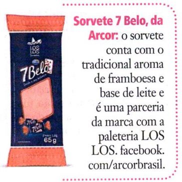 Sorvete 7 Belo, da Arcor – Malu