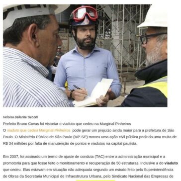 MP quer multar prefeitura de São Paulo por falta de manutenção em viadutos – Lapada Lapada – Informações em Tempo Real – Portal Lapada Lapada