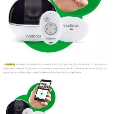 Intelbras acrescenta dois novos modelos a linha Mibo -Inteligência Móvel