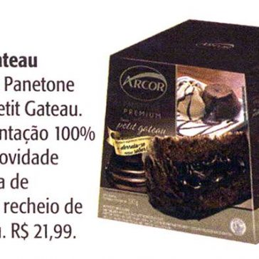 Panetone de Petit Gateau – Ana Maria Receitas (Revista Ana Maria)