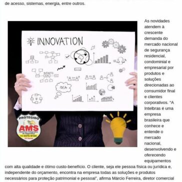 Intelbras marca presença no Congresso Operações de Choque e apresenta soluções inovadoras de segurança, redes e controle de acesso -AMS Sistemas Integrados de Segurança