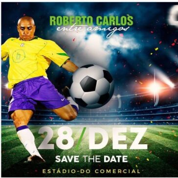 RTE Rodonaves e Roberto Carlos juntos  em futebol solidário em Ribeirão Preto