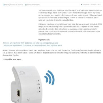 6 repetidores de sinal que podem resolver o problema de Wi-Fi da sua casa – Olhar Digital