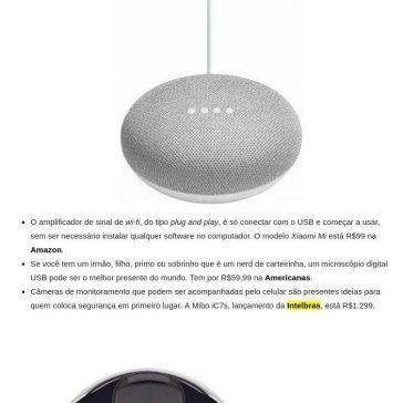 100 dicas para você presentear neste Natal -Revista Versar