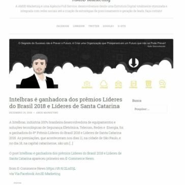 Intelbras é ganhadora dos prêmios Líderes do Brasil 2018 e Líderes de Santa Catarina- AM3D Marketing