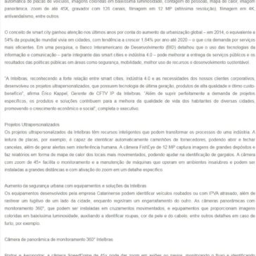 Intelbras consolida-se como líder no mercado de CFTV IP brasileiro com projetos ultrapersonalizados de segurança -SEGS