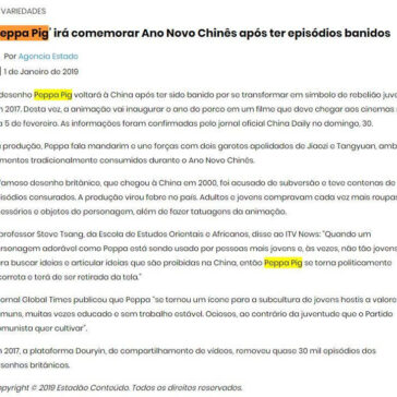 “Peppa Pig” irá comemorar Ano Novo Chinês após ter episódios banidos – Tribuna do Agreste