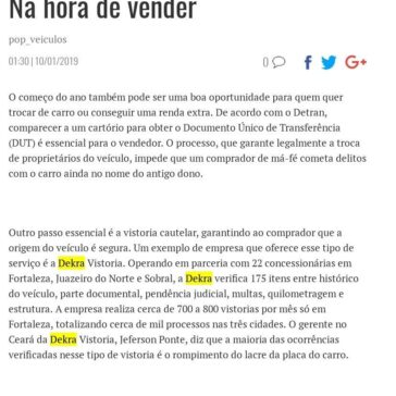 Na hora de vender- O Povo (On-line)