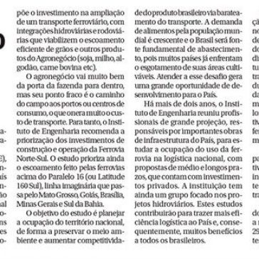 Proposta ocupada sustentável de ferrovias do agro- Diário da Manhã