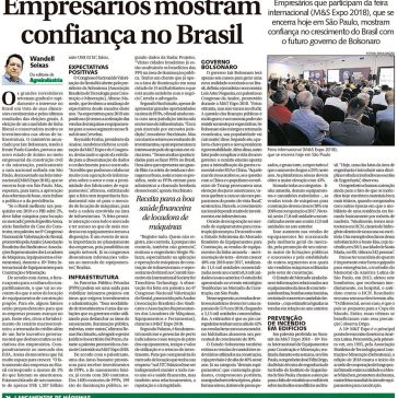Empresários mostram confiança no Brasil- Diário da Manhã