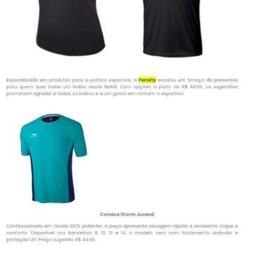 Presentes de Natal para quem ama esporte- JE Online