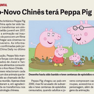 Ano-Novo chinês terá Peppa Pig – Jornal de Brasília