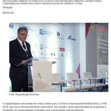 Capital sediará fórum internacional em defesa de comunidades sustentáveis – Cabresto