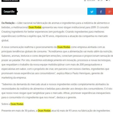 Duas Rodas reforça posicionamento com novo slogan – CliqueABC