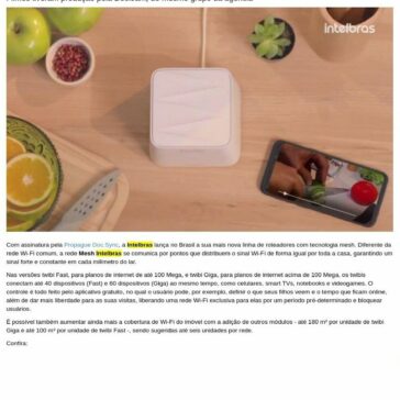 Propague Doc.Sync cria vídeos de lançamento da linha Mesh Twibi Intelbras- Acontecendo Aqui