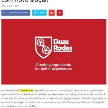 Duas Rodas reforça posicionamento com novo slogan – Grandes Nomes da Propaganda