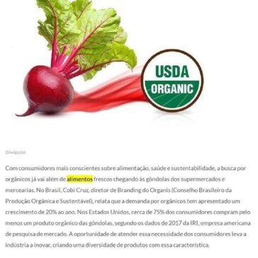 Busca por produtos orgânicos nas gôndolas aumenta a demanda da indústria por corantes naturais e certificados – Negócios em Foco