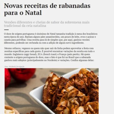 Novas receitas de rabanadas para o Natal – O Liberal