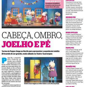 CABEÇA, OMBRO, JOELHO E PÉ – Diário de Pernambuco