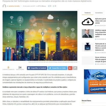 Com foco em cidades inteligentes, Intelbras lança kit conexão sem fio para CFTV IP- IP News