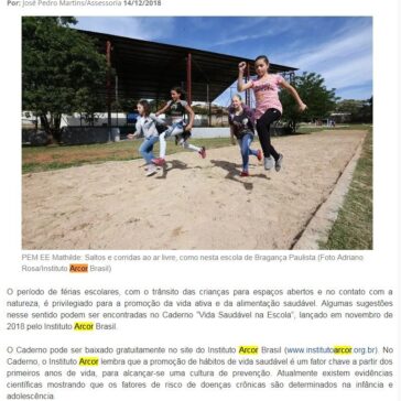 Ações que podem ser realizadas nas férias pela promoção da vida saudável – Campo Grande Notícias
