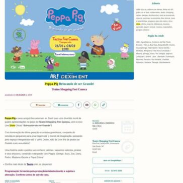 Peppa Pig Brincando de ser Grande! – Bora.ai