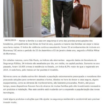 Aumento no número de furtos a residências no período de férias preocupa população- Dicas BH