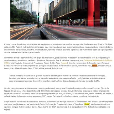São Paulo mostra por que tem a cena de startups mais relevante do país -Sistema FIERN