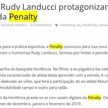 Hortência e Rudy Landucci protagonizam nova campanha da Penalty-Macuxi
