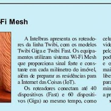 Intelbras lança com tecnologia Wi-Fi Mesh- Ipesi Eletrônica e Informática